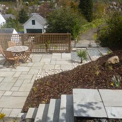 Stone paths and garden lanscaping
